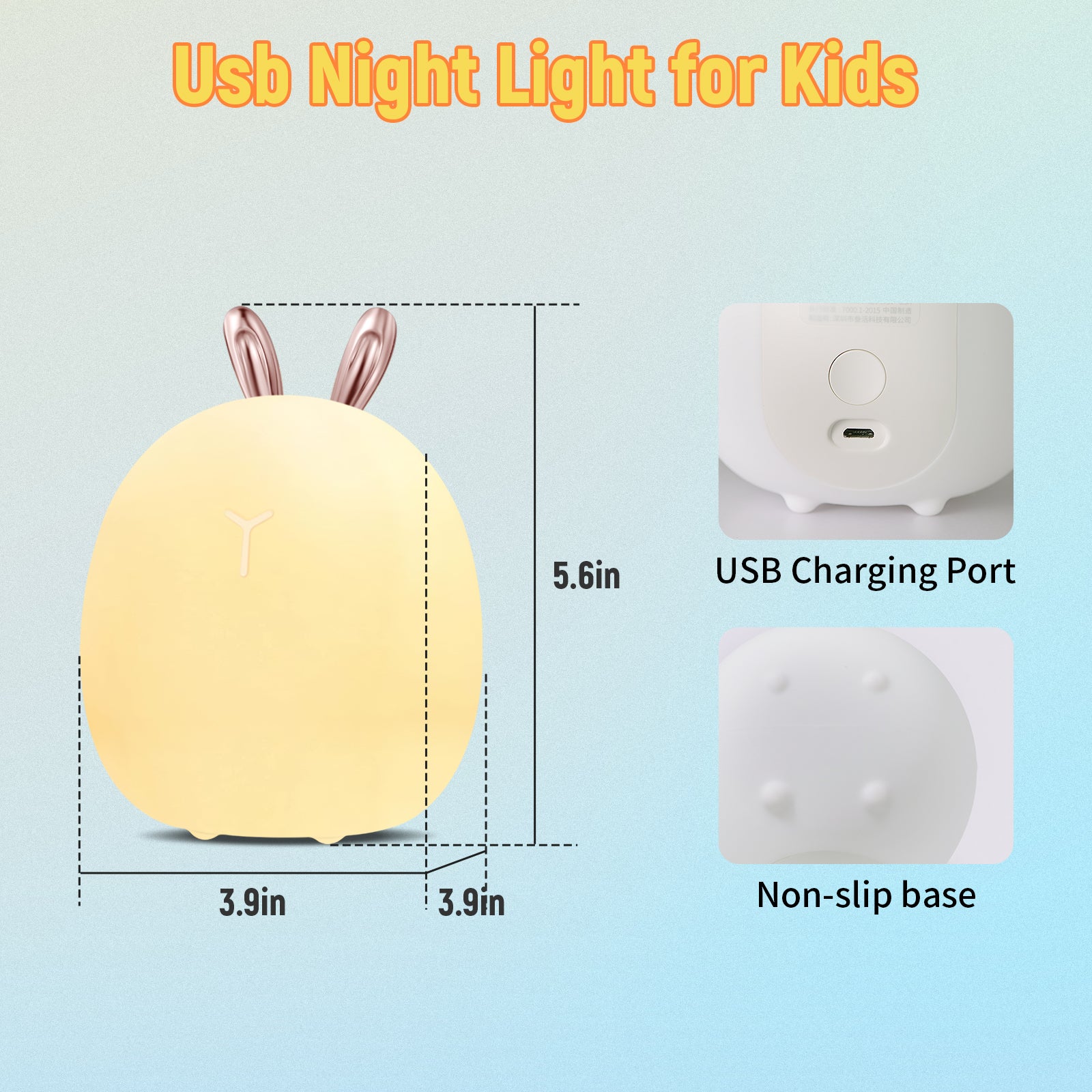 Baby Nachtlamp , touch licht , silicone