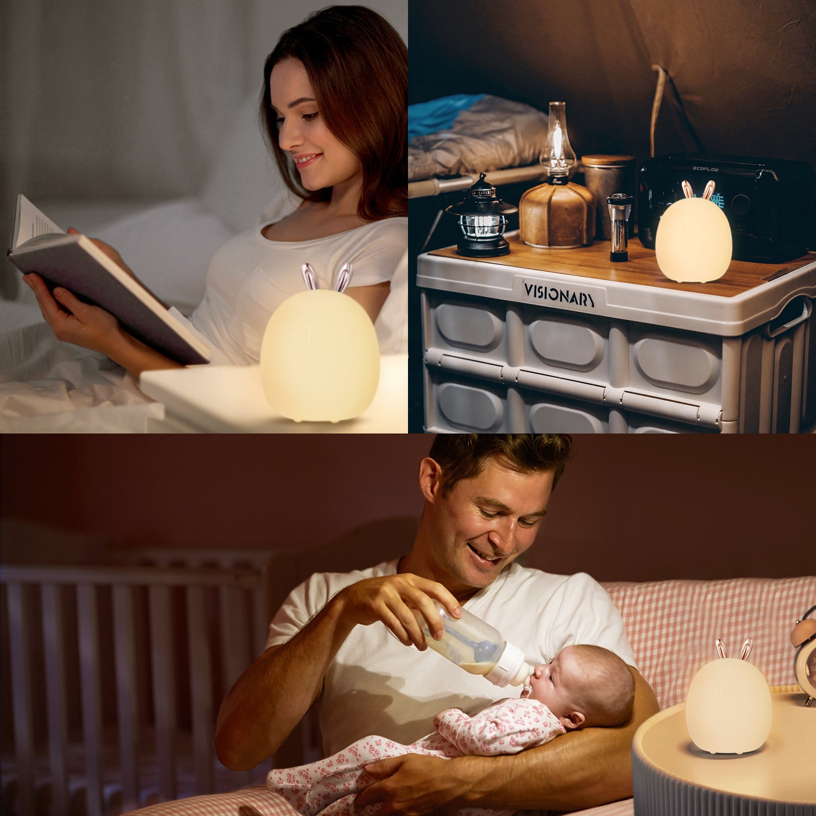 Baby Nachtlamp , touch licht , silicone