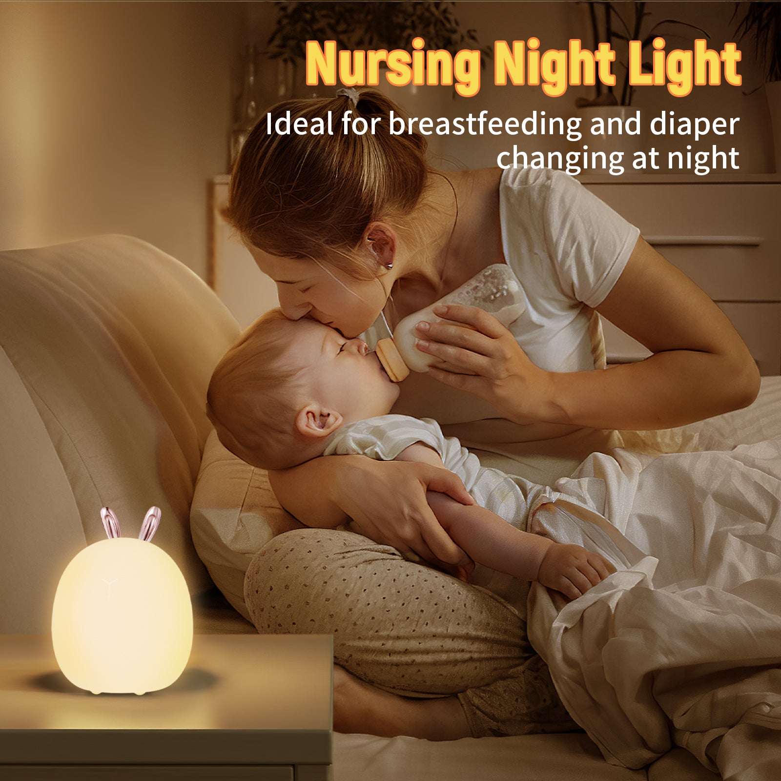 Baby Nachtlamp , touch licht , silicone